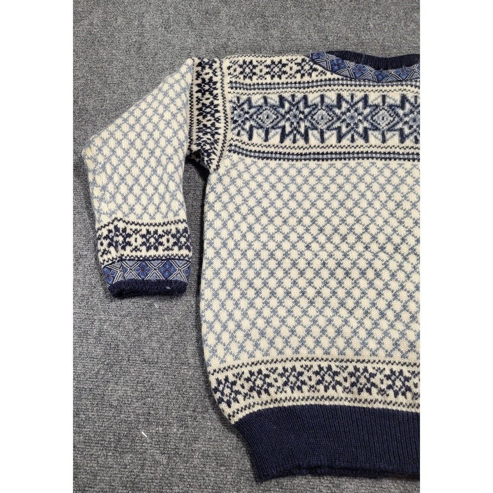 Vintage 90s Dale Of Norway Cardigan Knitted Wool Sweater Men's Size X-Large - Picture 10 of 13
